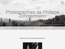 Tablet Screenshot of photozimmermann.ch